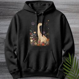 Vintage Floral Longneck Premium Hoodie