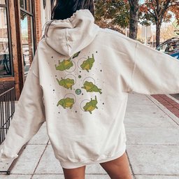 Space Frogs Hoodie Gift For Frog Lover
