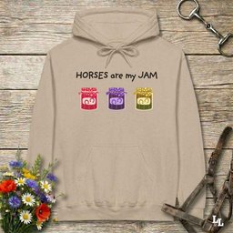 Horses Are My Jam Hoodie Gelato Gift For Horse Lover