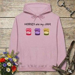Horses Are My Jam Hoodie Gelato Gift For Horse Lover