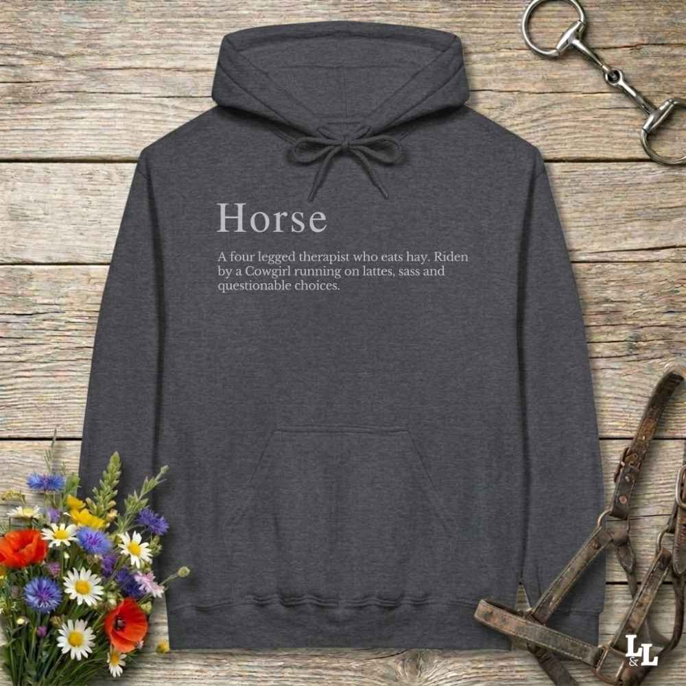 Horse Definition Hoodie Gift For Horse Lover