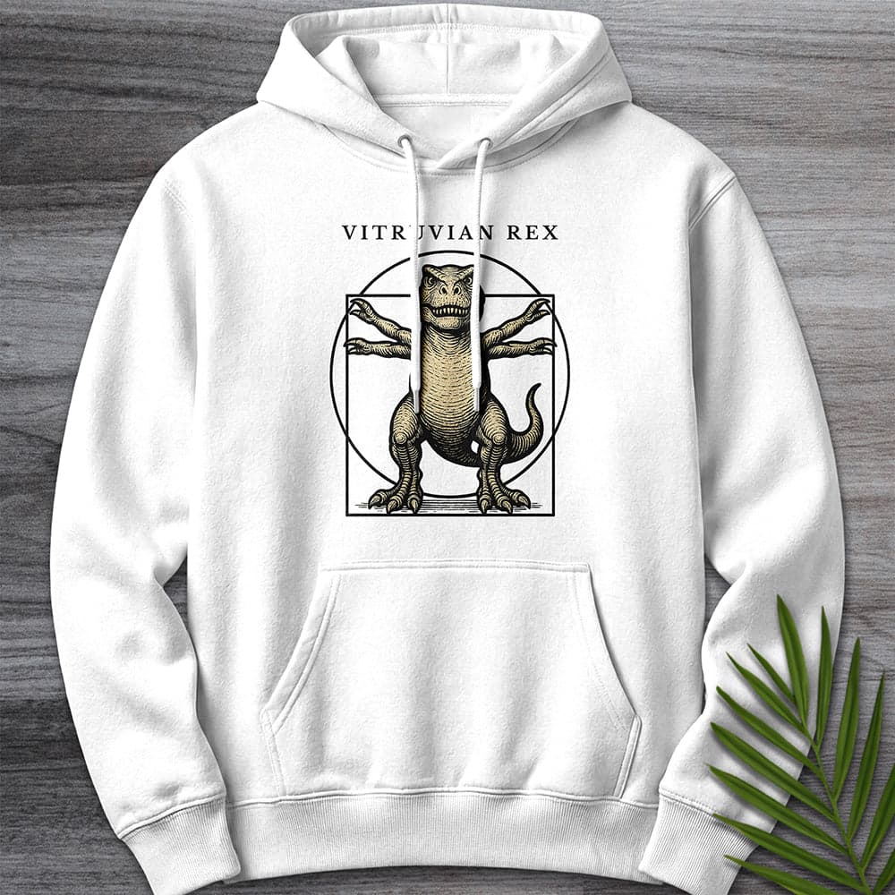 Vitruvian Rex Premium Hoodie Gift For Nature Lover