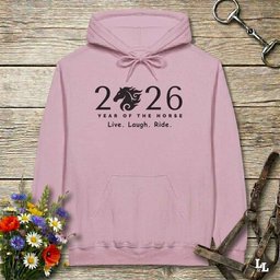 Live Laugh Ride Hoodie Gift For Horse Lover