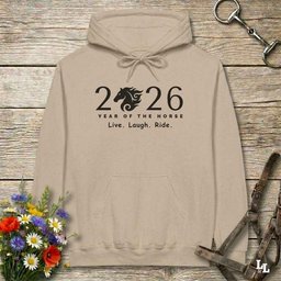 Live Laugh Ride Hoodie Gift For Horse Lover