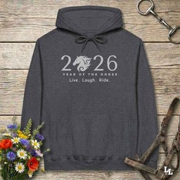 Live Laugh Ride Hoodie Gift For Horse Lover