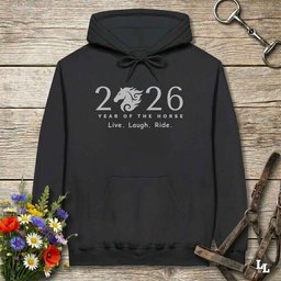Live Laugh Ride Hoodie Gift For Horse Lover