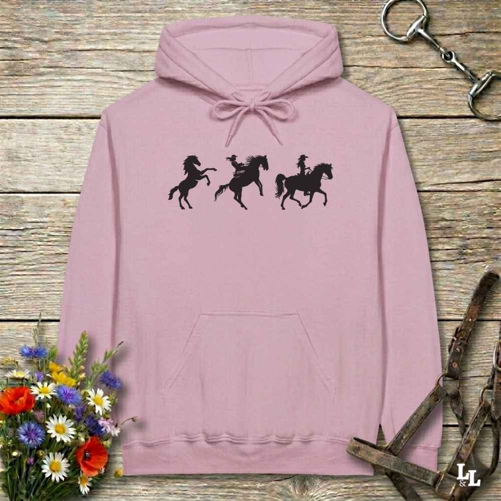 Evolution Of A Cowgirl Hoodie Gift For Horse Lover