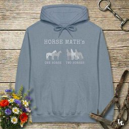 Horse Maths Hoodie Gift For Horse Lover