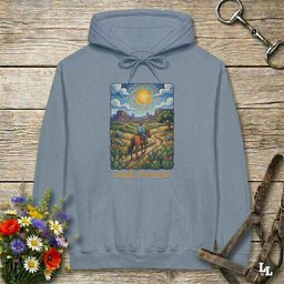 Gogh Outside Hoodie Gift For Horse Lover