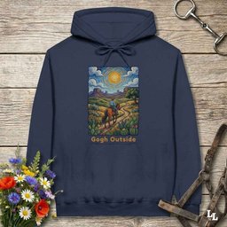 Gogh Outside Hoodie Gift For Horse Lover