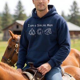I Am A Simple Man Hoodie Gift For Horse Lover