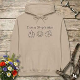 I Am A Simple Man Hoodie Gift For Horse Lover