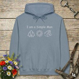 I Am A Simple Man Hoodie Gift For Horse Lover