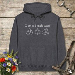I Am A Simple Man Hoodie Gift For Horse Lover