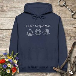 I Am A Simple Man Hoodie Gift For Horse Lover