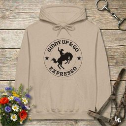 Giddy Up And Go Hoodie Gift For Horse Lover
