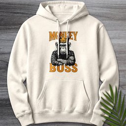 The Monkey Boss Premium Hoodie Gift For Nature Lover
