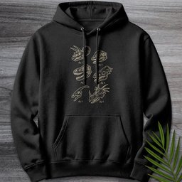 Paleontological Skull Figures Premium Hoodie
