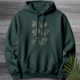 Paleontological Skull Figures Premium Hoodie