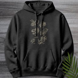 Paleontological Skull Figures Premium Hoodie