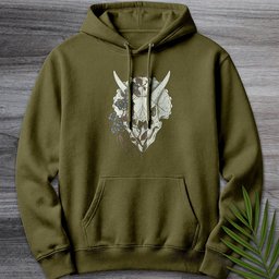 Triceratops Botanical Relic Premium Hoodie Gift For Dinosaur Lover