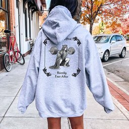 She Lifted Heavily Ever After Womens Gym Hoodie Gift For Women