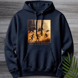 Paleolithic Mammoth Hunters Premium Hoodie Gift For Nature Lover