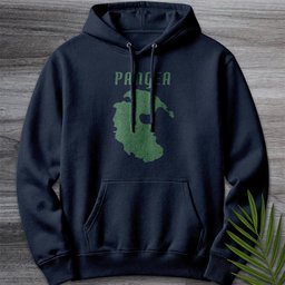 Vintage Distressed Pangea Premium Hoodie Gift For Nature Lover