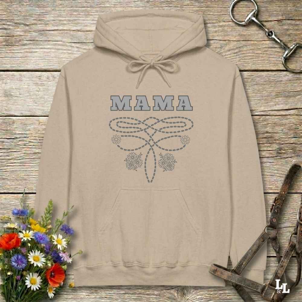 Mama Boot Stitch Hoodie Gift For Mom