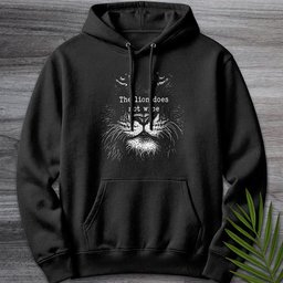 The Lion Does Not Wipe Premium Hoodie Gift For Nature Lover
