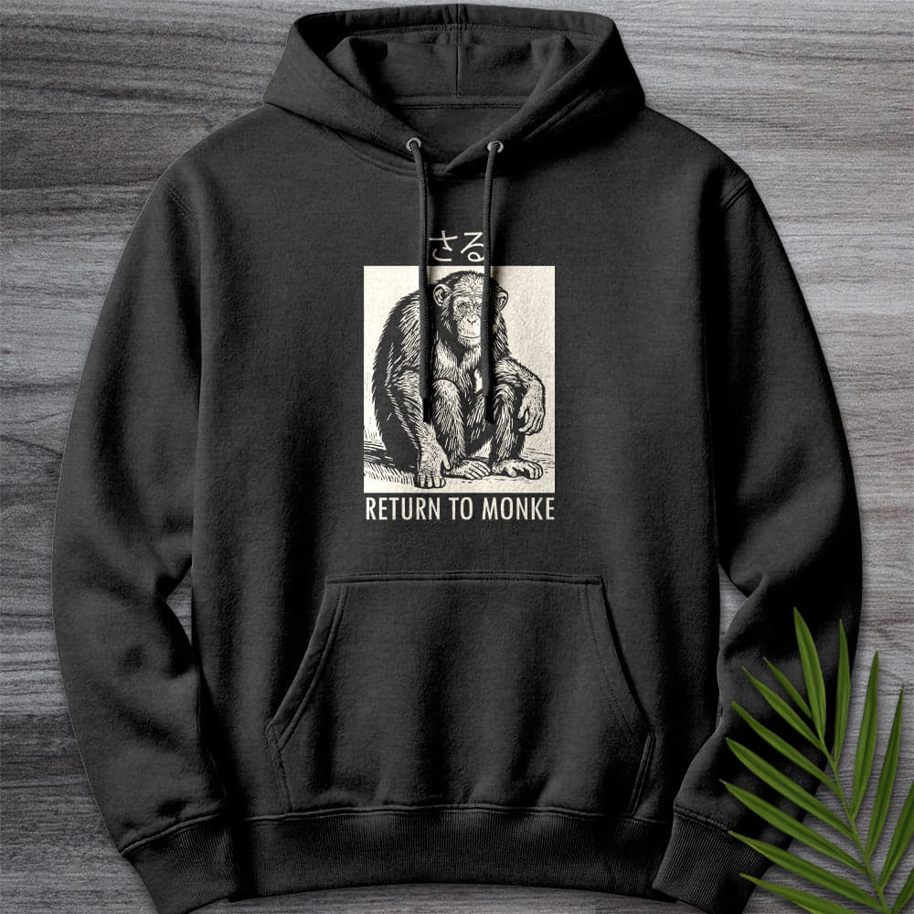 Return To Monke Saru Premium Hoodie Gift For Nature Lover