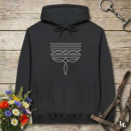 Boot Stitch Hoodie Gift For Horse Lover
