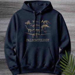 Paleontology A Gallery In Bone Premium Hoodie Gift For Dinosaur Lover