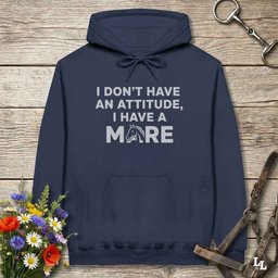 I Dont Have An Attitude Hoodie Gift For Horse Lover