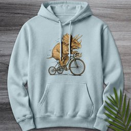 Triceratops Tricycle Premium Hoodie Gift For Dinosaur Lover