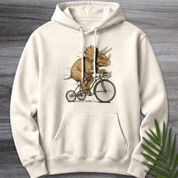 Triceratops Tricycle Premium Hoodie Gift For Dinosaur Lover