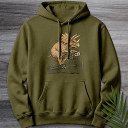 Triceratops Tricycle Premium Hoodie Gift For Dinosaur Lover