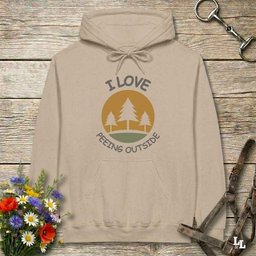 I Love Peeing Outside Hoodie Gift For Horse Lover