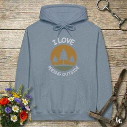 I Love Peeing Outside Hoodie Gift For Horse Lover