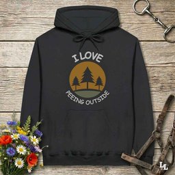 I Love Peeing Outside Hoodie Gift For Horse Lover