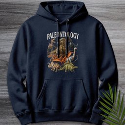 Vintage 90's Paleontology Collection Premium Hoodie