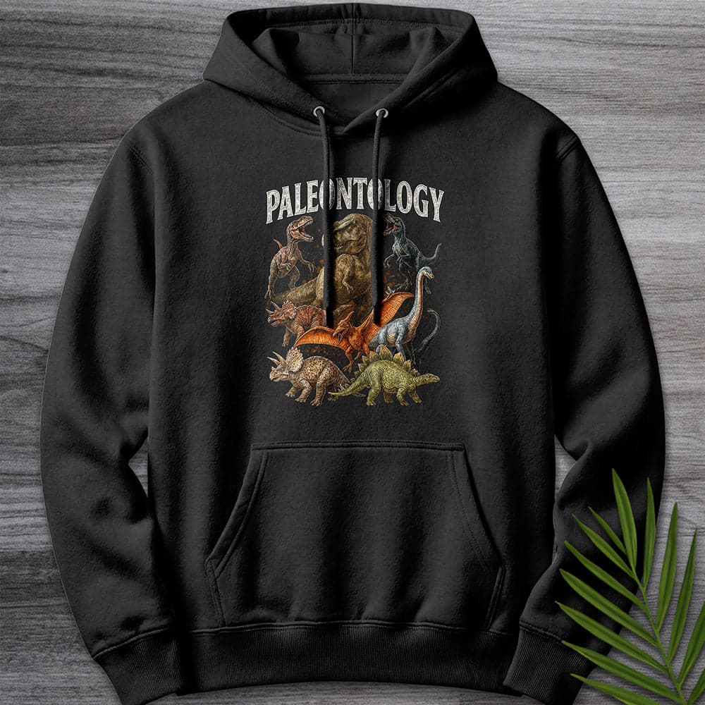 Vintage 90's Paleontology Collection Premium Hoodie