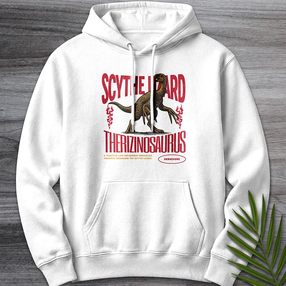 Therizinosaurus Scythe Lizard Vintage Premium Hoodie Gift For Nature Lover
