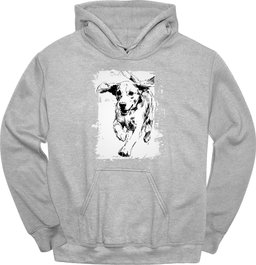 Beagle Running Dog Hoodie Gift For Dog Lover