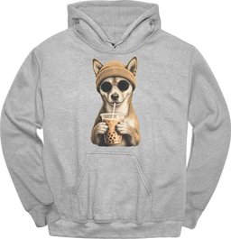 Basenji Hipster Dog Hoodie Gift For Dog Lover