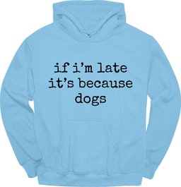 Because Dogs Hoodie Gift For Dog Lover