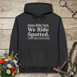 We Ride Spotted Hoodie Gift For Horse Lover