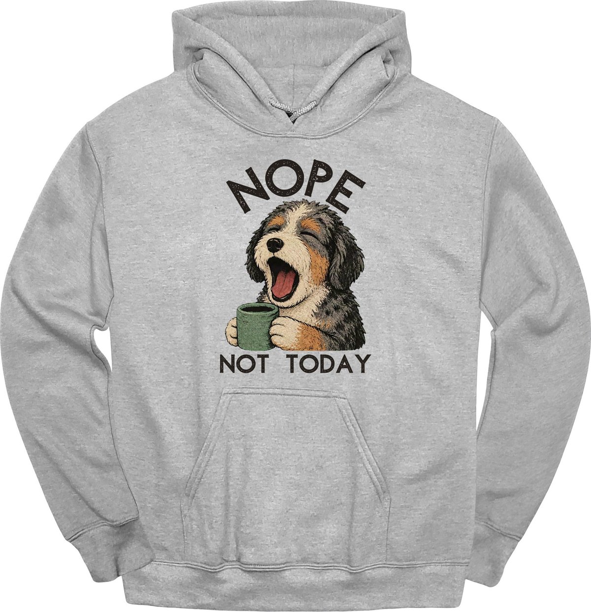 Aussiedoodle Not Today Hoodie Gift For Dog Lover