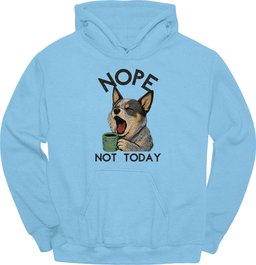 Australian Cattle Dog Not Today Hoodie Gift For Dog Lover