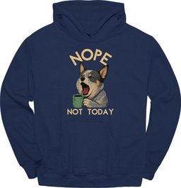 Australian Cattle Dog Not Today Hoodie Gift For Dog Lover